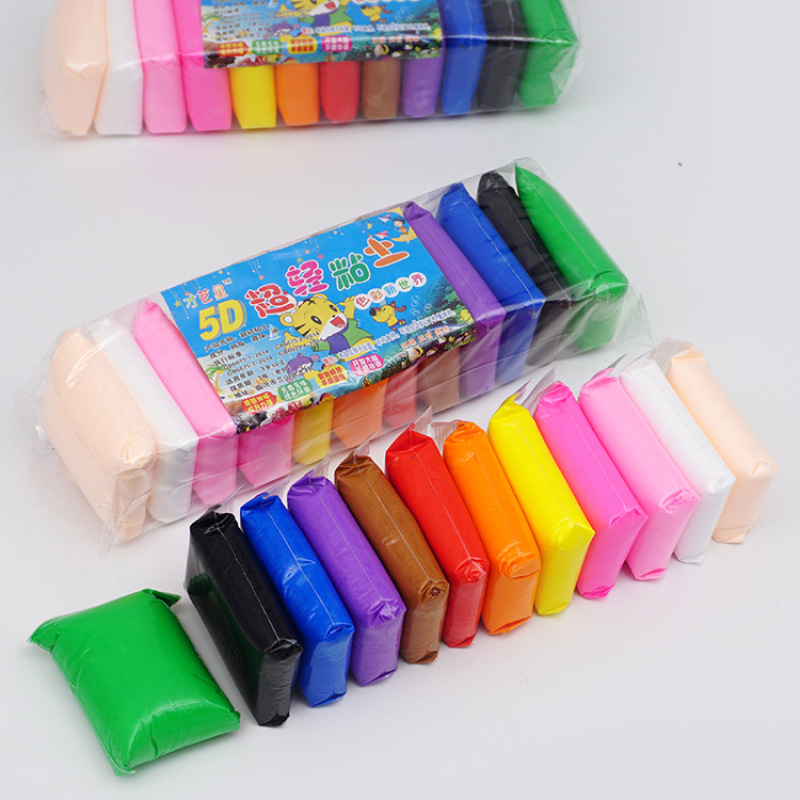 Ultra-Light Air-Dry Modeling Clay — 12 Colors