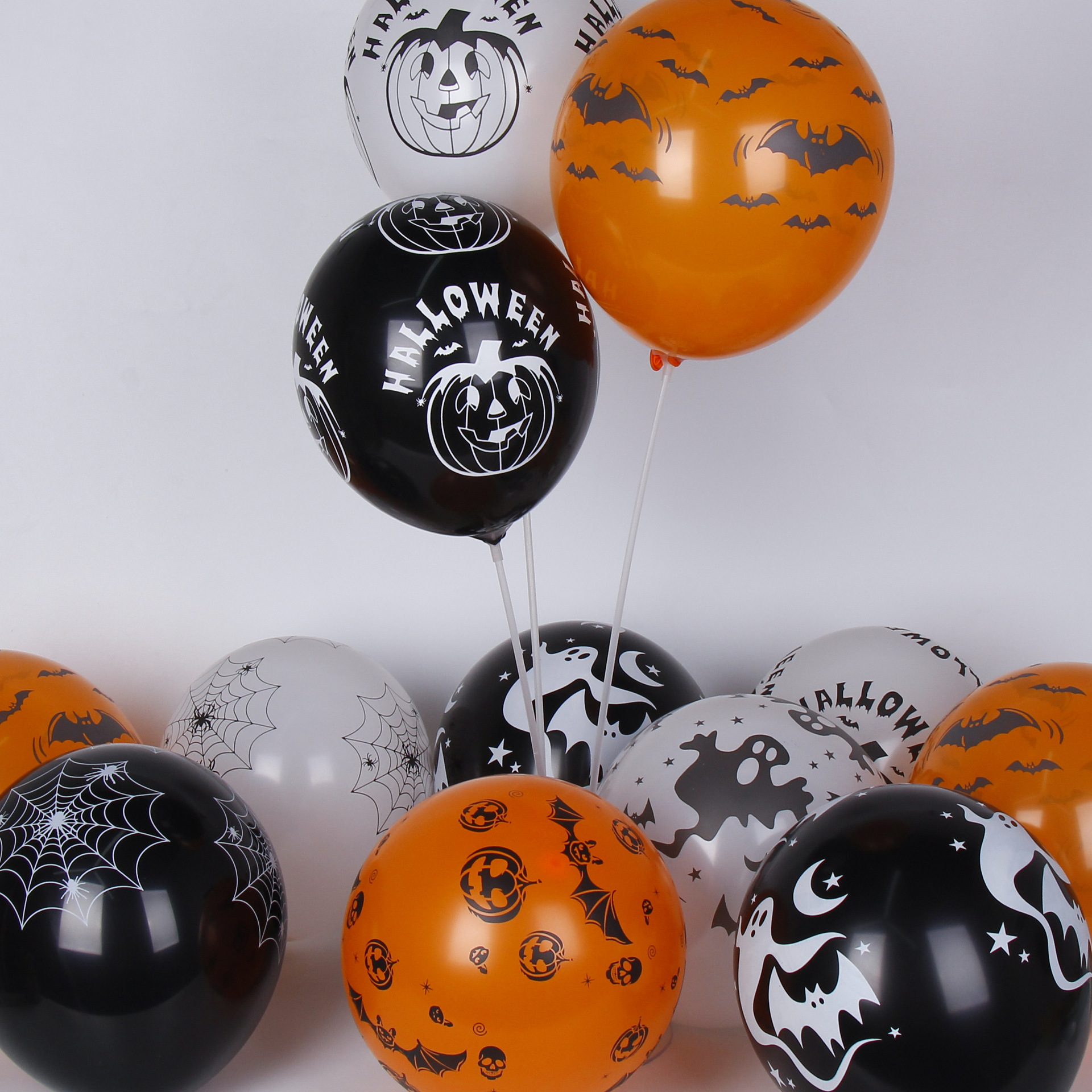 12-Inch Halloween Latex Balloons