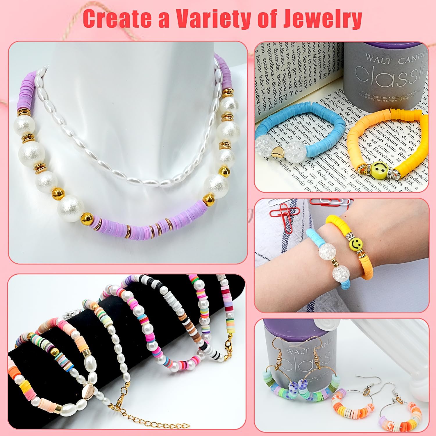 Flat Clay Beads Jewelry-Making Set โ photo 2