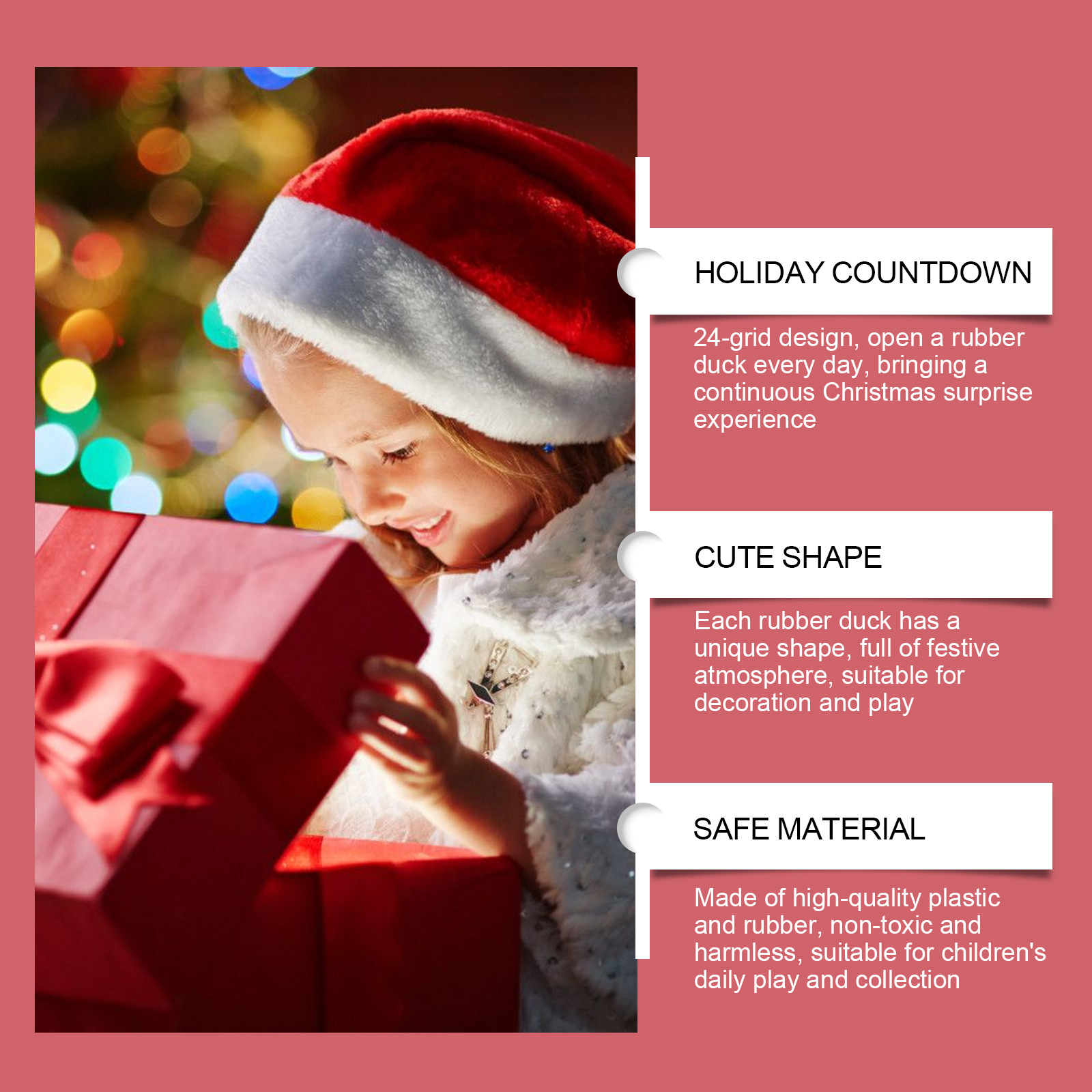 24-Day Christmas Advent Calendar Squeeze Toy Set โ photo 5