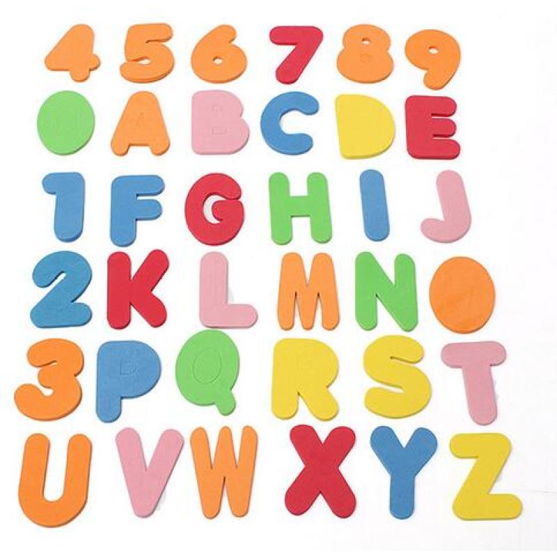 Foam Bath Letters & Numbers Set