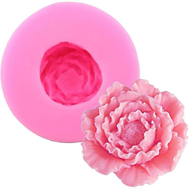 3D Peony Flower Silicone Mold