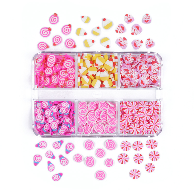Christmas Polymer Clay Sprinkles Set, 6 Grid Box โ photo 6