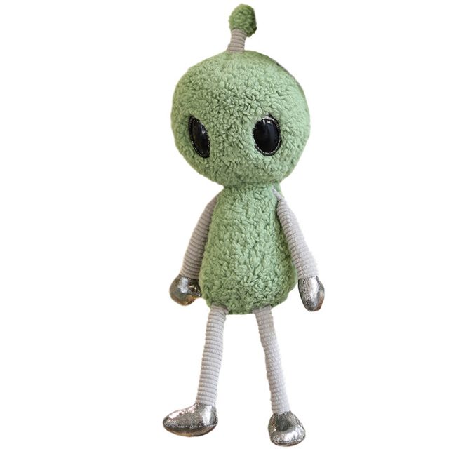 Fuzzy Green Alien Plush