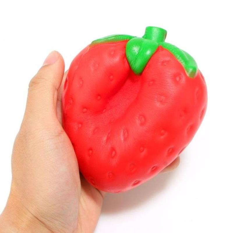 Jumbo Strawberry Slow-Rise Squishy