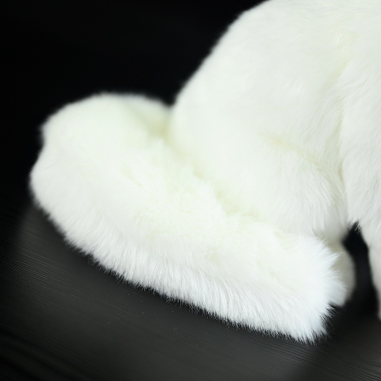 Realistic Snowy White Fox Plush โ photo 2