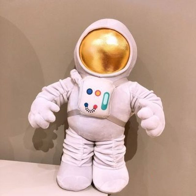 Grey Astronaut Buddy Plush with Control Pack