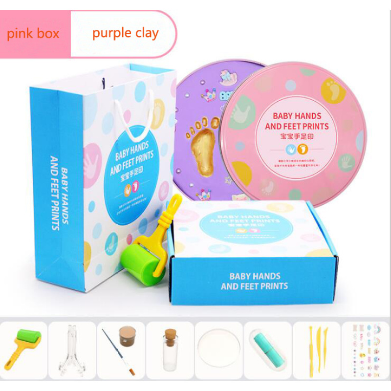 Baby Hand & Foot Print Air-Dry Clay Keepsake Kit โ photo 2