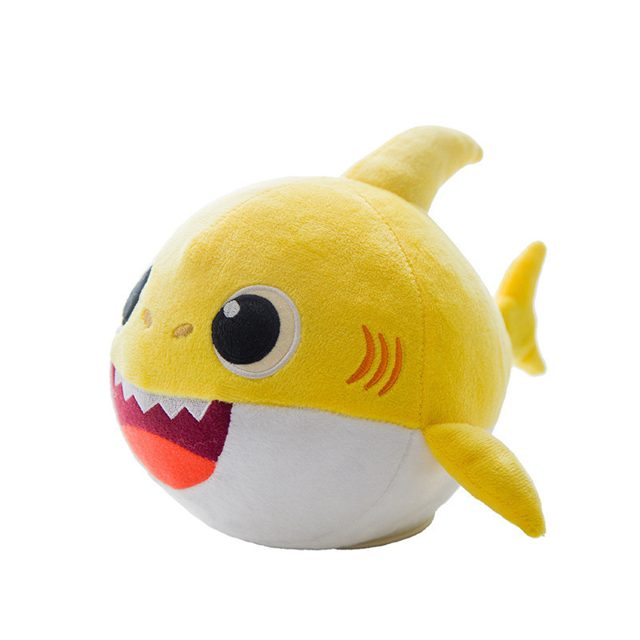 Singing Yellow Shark Plush