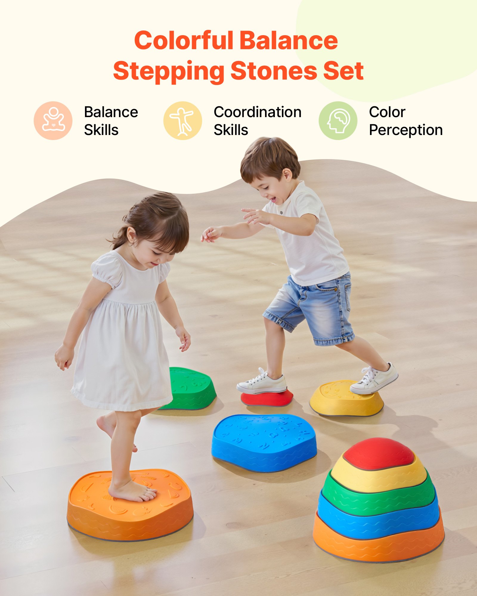Balance Stepping Stones, Set of 5 โ photo 4