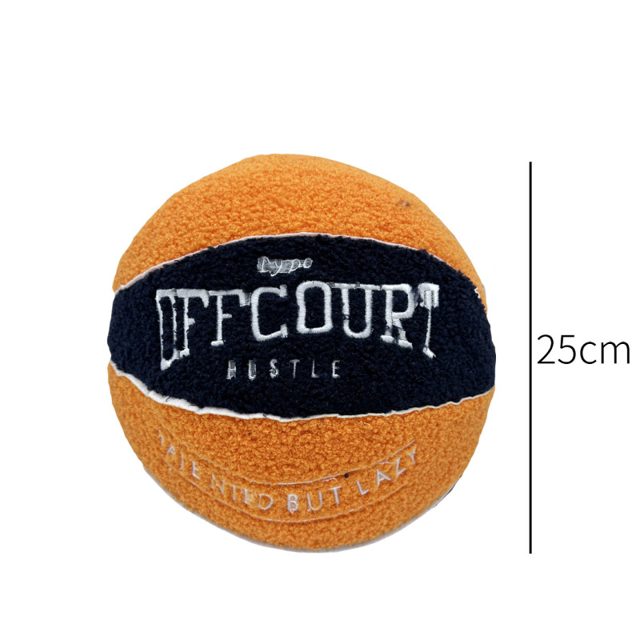 Fuzzy Basketball Cushion Pillow — photo 5