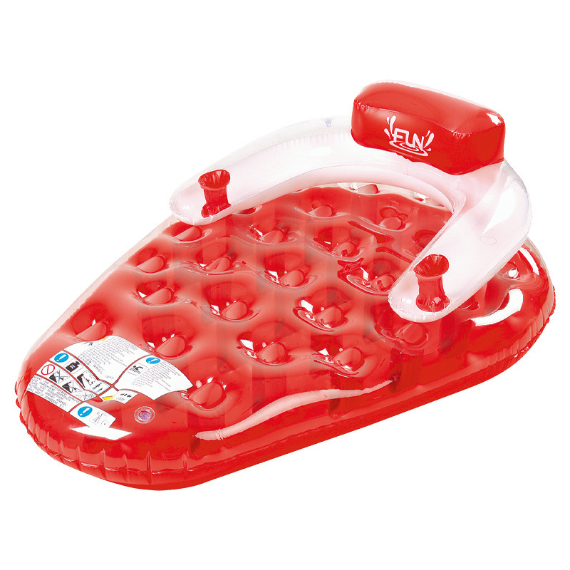 Inflatable Pool Chair Lounger with Cup Holders โ photo 3