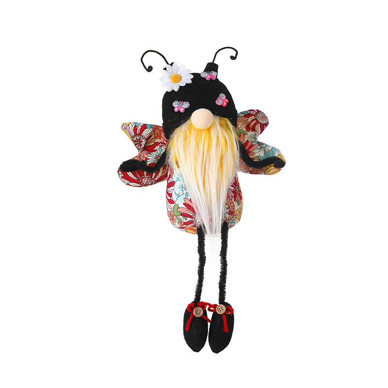 Bee Gnome Shelf Decoration With Dangle Legs โ photo 2