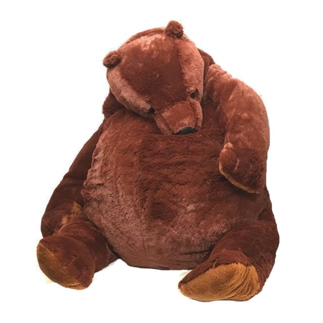 Giant Chubby Brown Bear Plush - 100cm