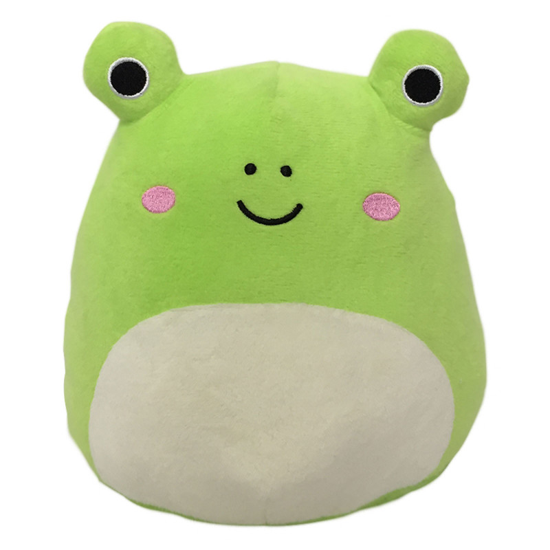 Smiling Frog Squishy Plush Pillow