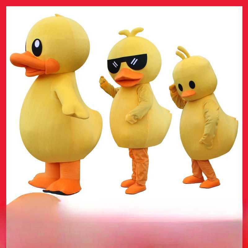 Big Yellow Duck Figure with Costume โ photo 3