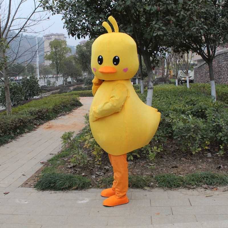 Big Yellow Duck Figure with Costume โ photo 4