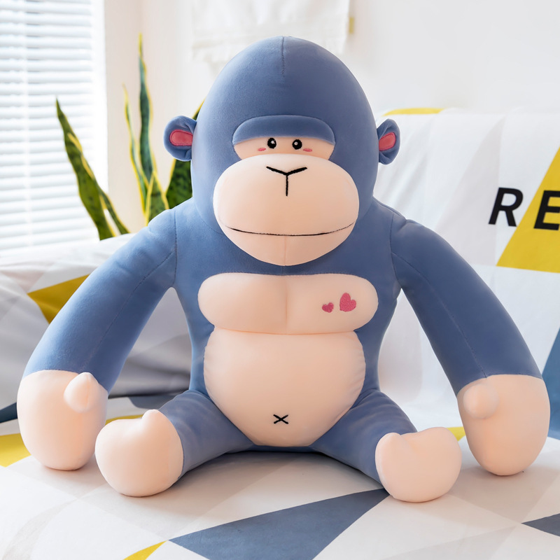 Big Blue Gorilla Cuddle Plush