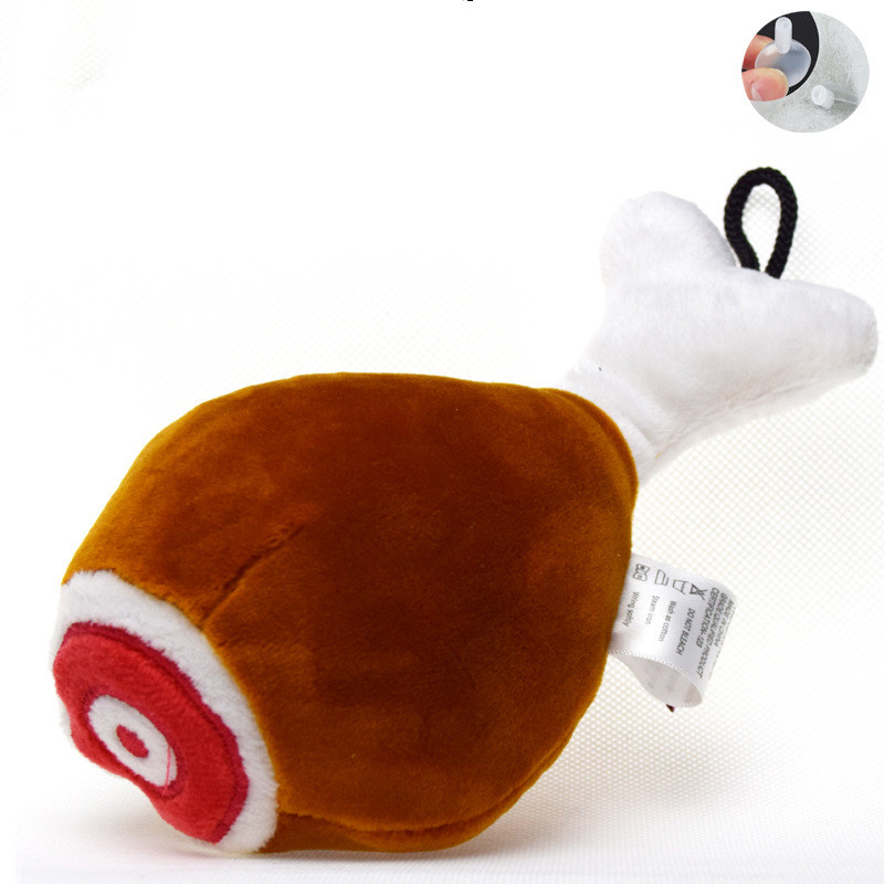 Squeaky Drumstick Chew Toy Plush โ photo 3