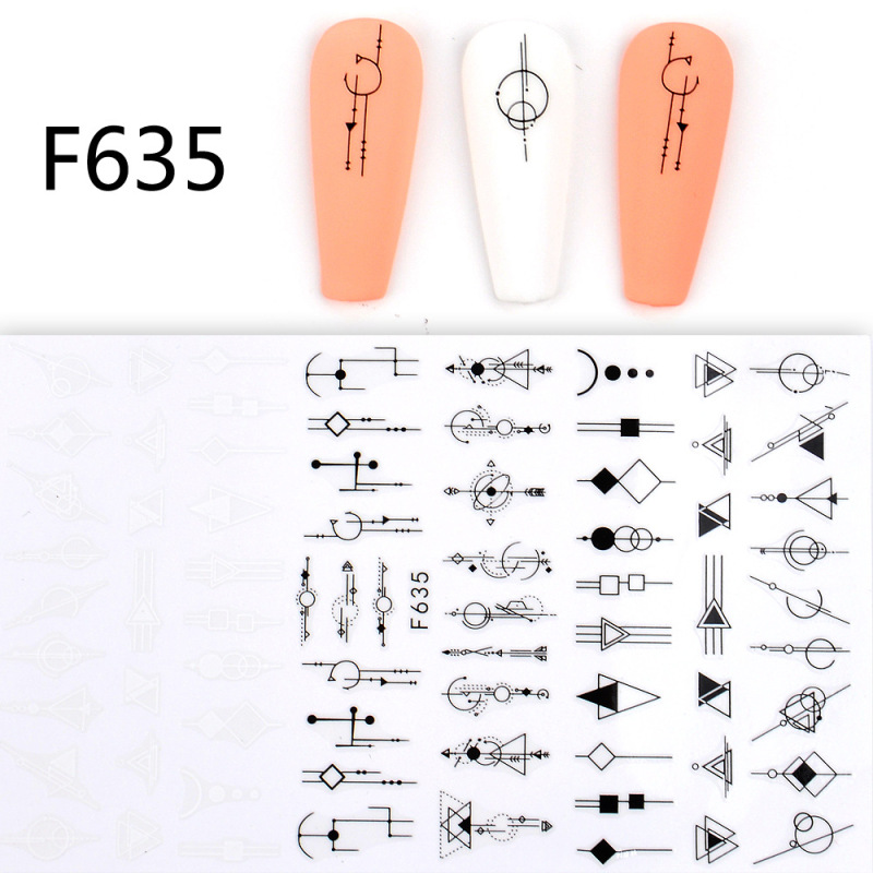 Origami Animal Nail Art Sticker Sheet (F634) — photo 2