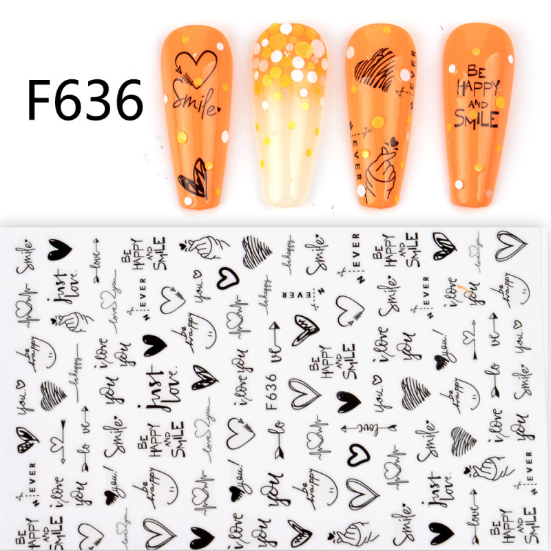 Origami Animal Nail Art Sticker Sheet (F634) — photo 3
