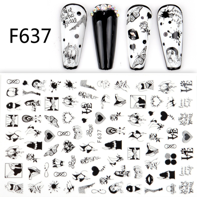 Origami Animal Nail Art Sticker Sheet (F634) — photo 4