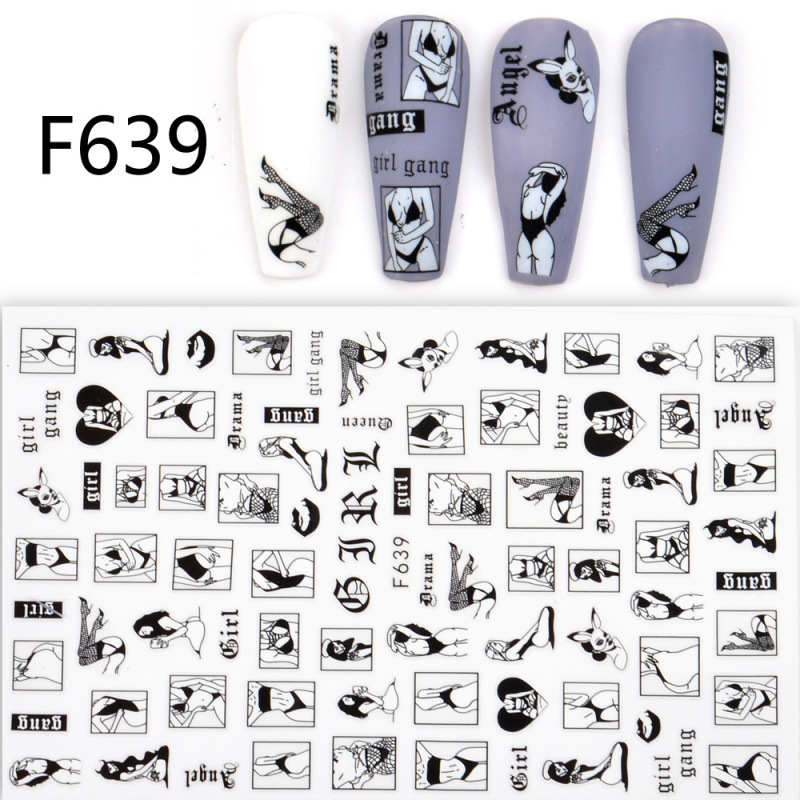Origami Animal Nail Art Sticker Sheet (F634) — photo 6