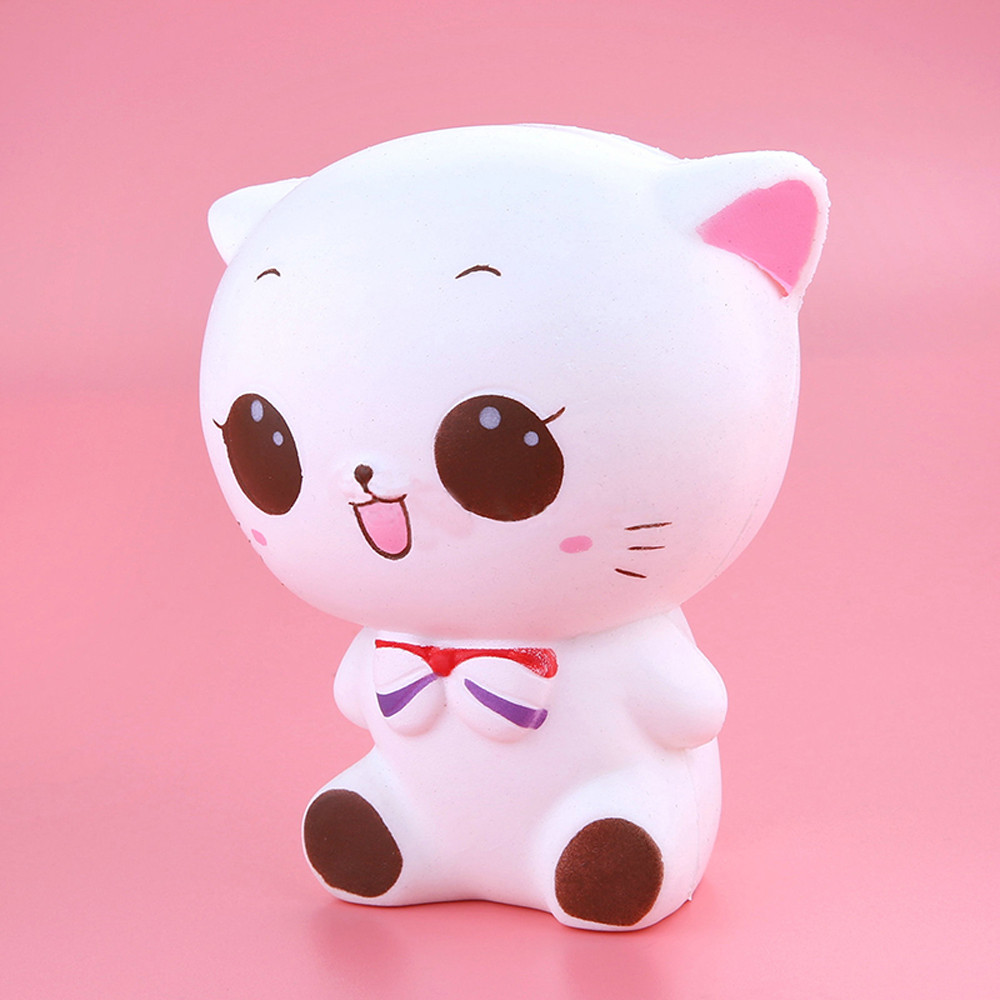 Slow-Rise Bow-Tie Kitty Squishy โ photo 2