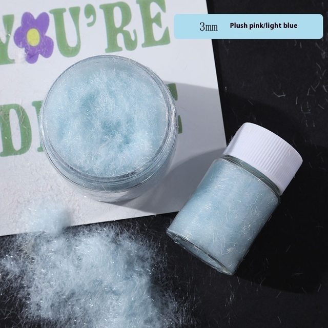 Plush Flocking Fiber Powder — Pink — photo 3