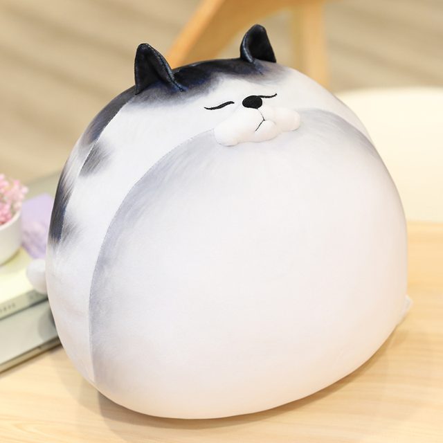 Chonky Sleepy Cat Ball Pillow โ photo 3
