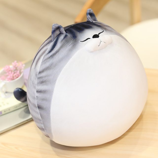 Chonky Sleepy Cat Ball Pillow โ photo 6