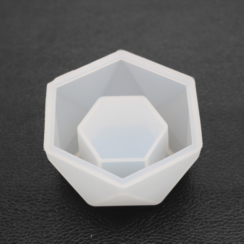 Octagon Faceted Silicone Candle & Pot Mold โ photo 3