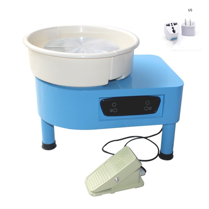 Electric Pottery Wheel Machine with Foot Pedal