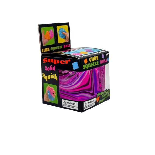 Marbled Candy Cube Squeeze Ball โ photo 4