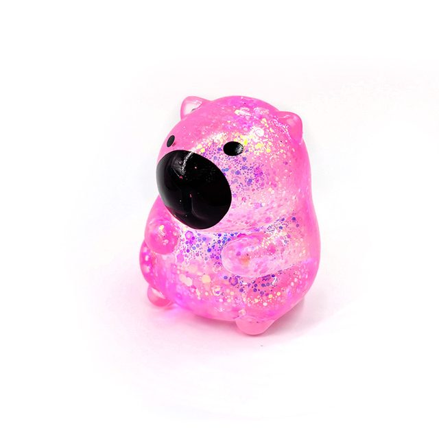 Glitter Galaxy Bear Squeeze Ball β photo 2