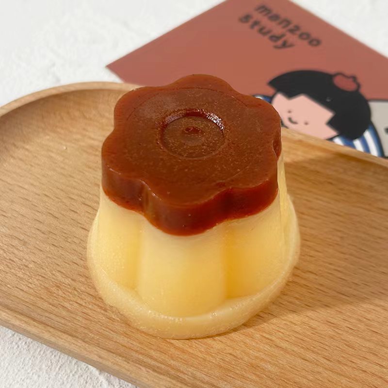 Caramel Flan Pudding Slow-Rise Squishy