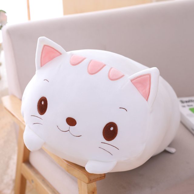 White Cat Loaf Pillow Plush โ photo 2