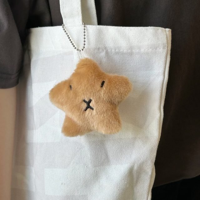 Fuzzy Star Keychain Plush