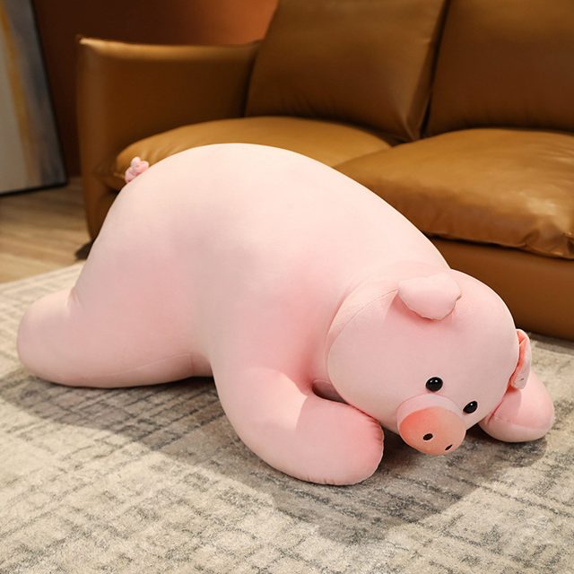 Lazy Pink Pig Cuddle Cushion (90cm)
