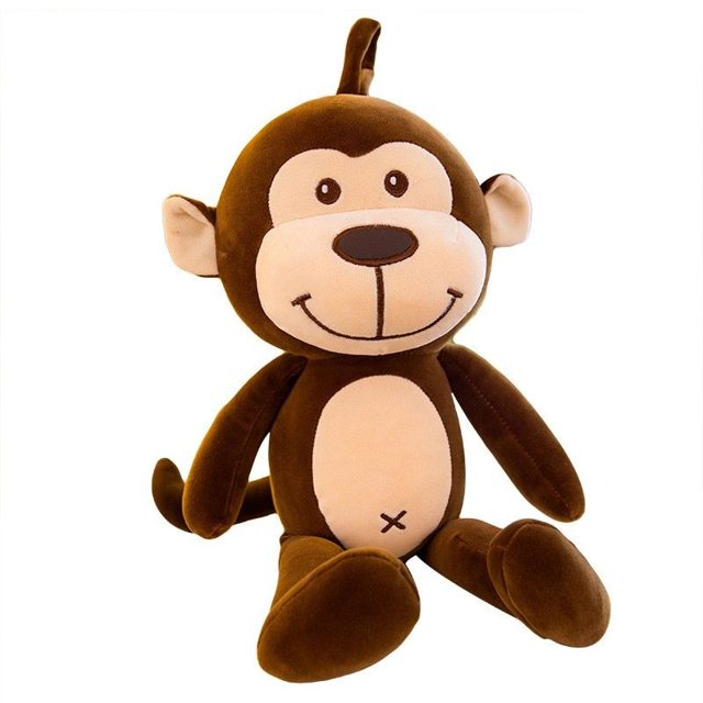 Big-Grin Brown Monkey Plush โ photo 3