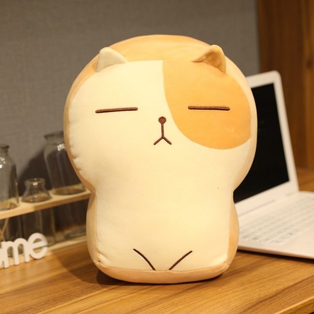 Calico Toast-Cat Cushion Plush
