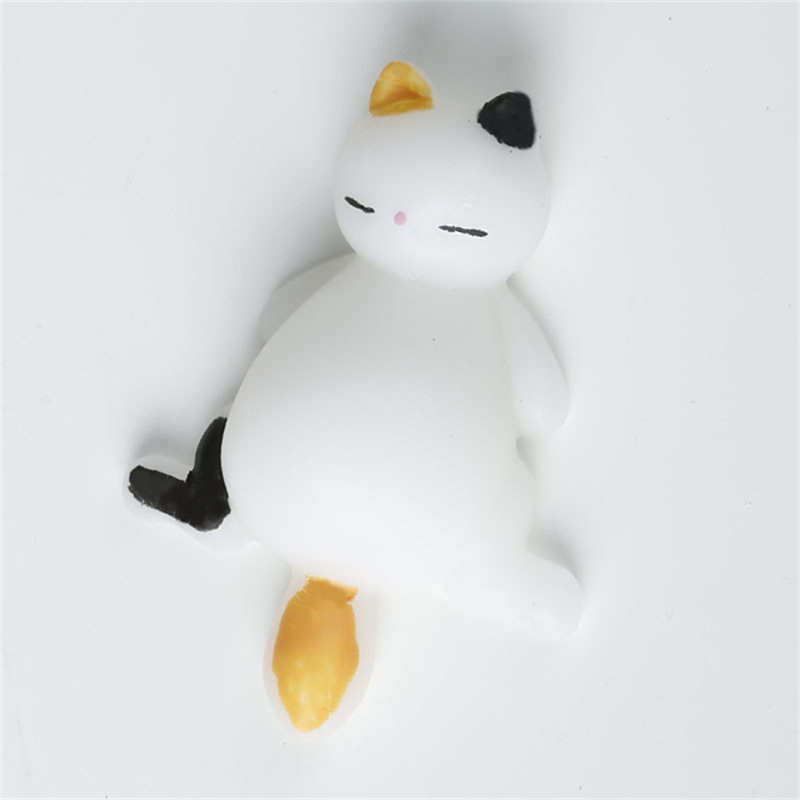 Sleepy Grey Cat Mochi Squishy โ photo 2
