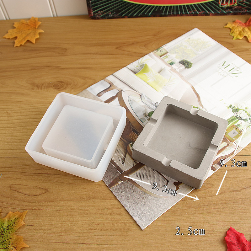 Faceted Ashtray Silicone Mold for Concrete & Resin — photo 5