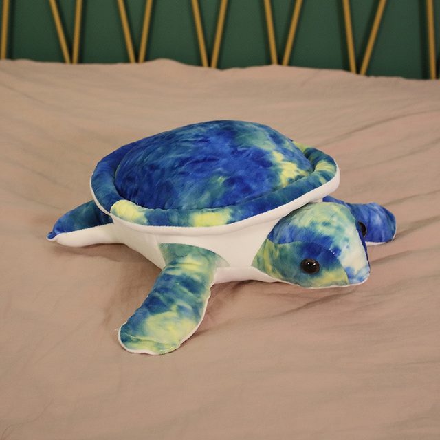 Blue Tie-Dye Sea Turtle Plush โ photo 5