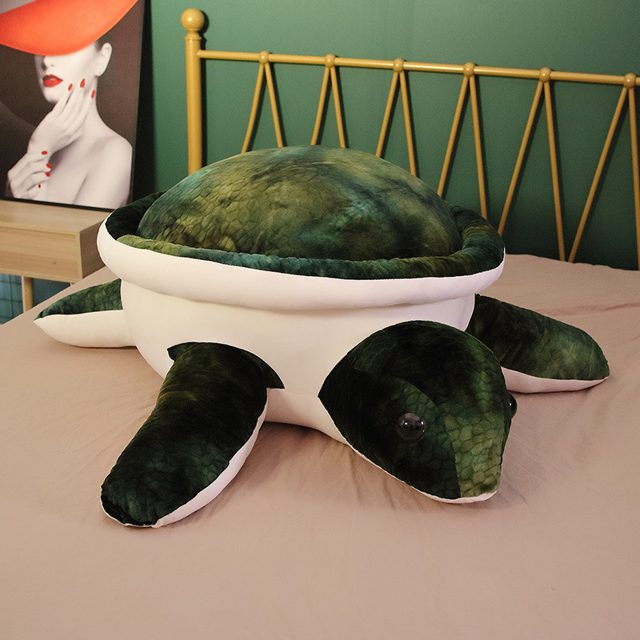 Realistic Green Sea Turtle Plush โ photo 4