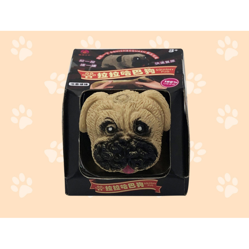 Stretch & Squash Pug Squishy