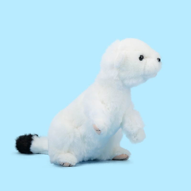 Realistic Snow Stoat Ermine Plush โ photo 2