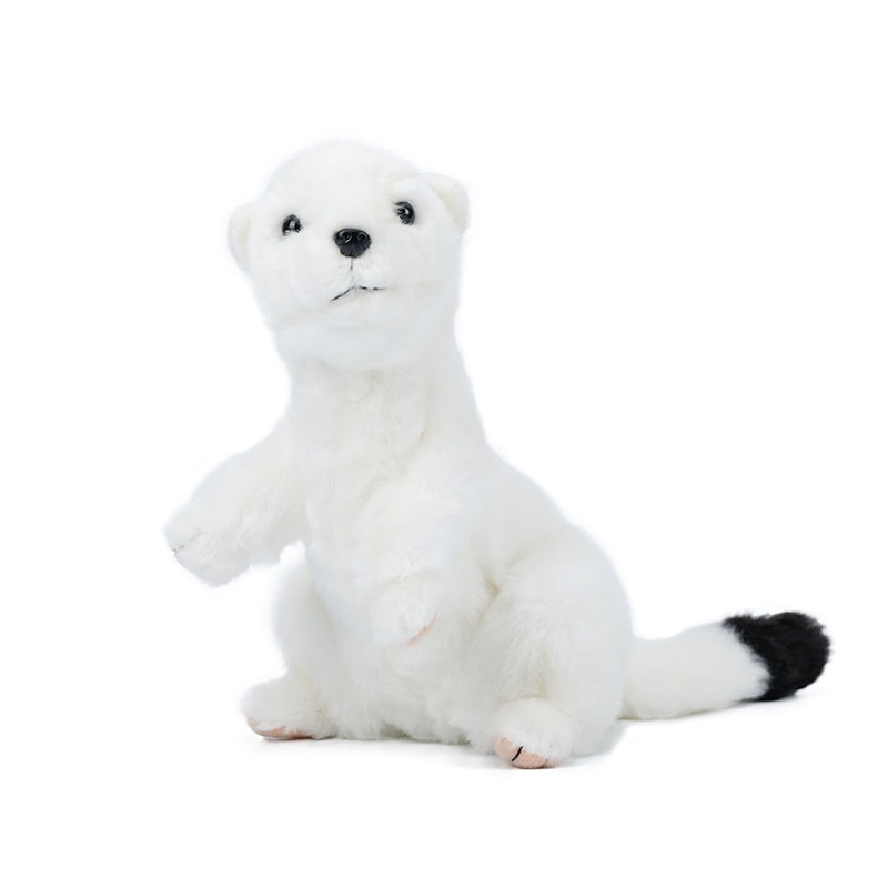 Realistic Snow Stoat Ermine Plush โ photo 3
