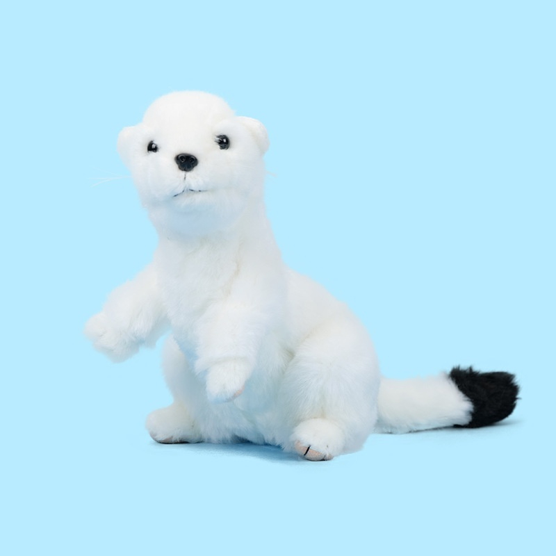 Realistic Snow Stoat Ermine Plush โ photo 4