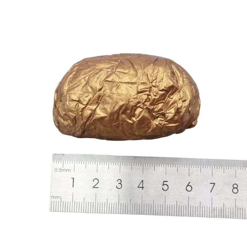 Gold Metallic Moldable Craft Clay, Soft โ photo 5
